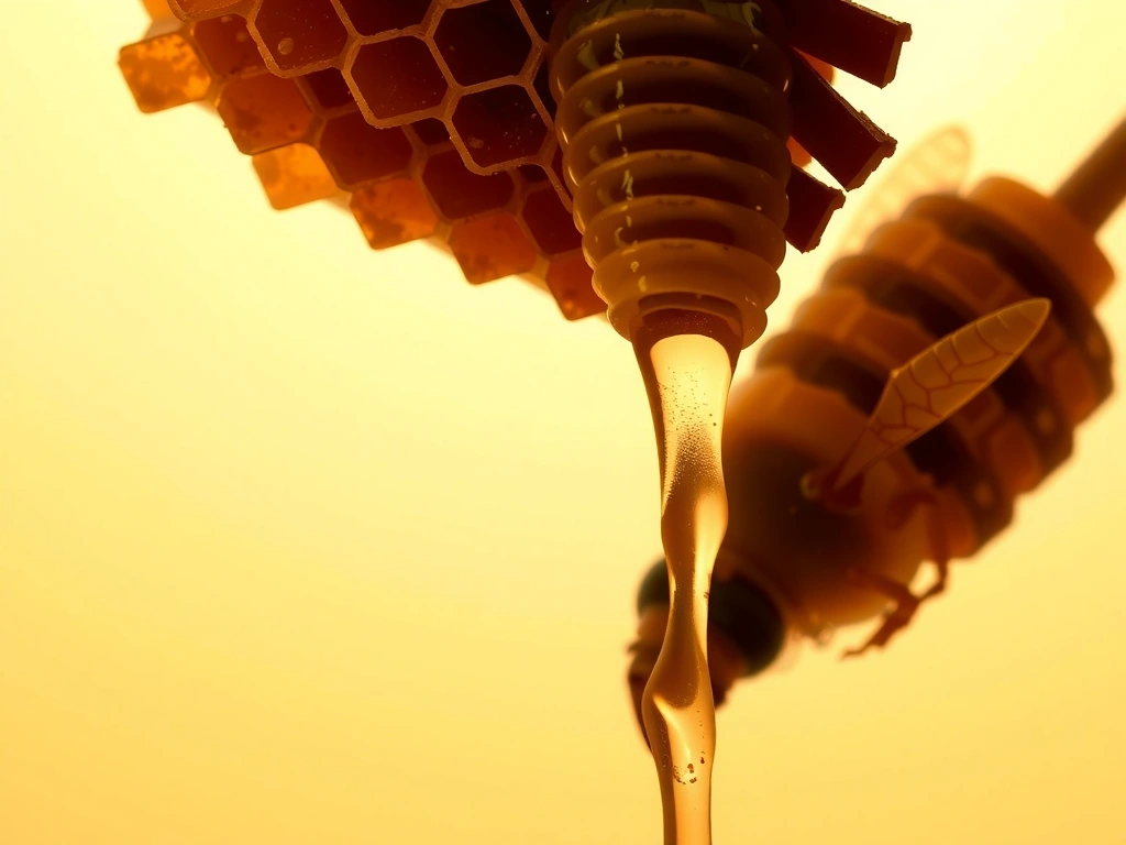 Honigwaben als Symbol für komplexe Strukturen und natürliche Materialien